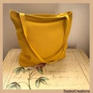 Canvas Tote Bag With Zip And Inside Pocket