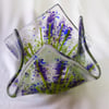 Lavender Fused Glass Tealight Holder