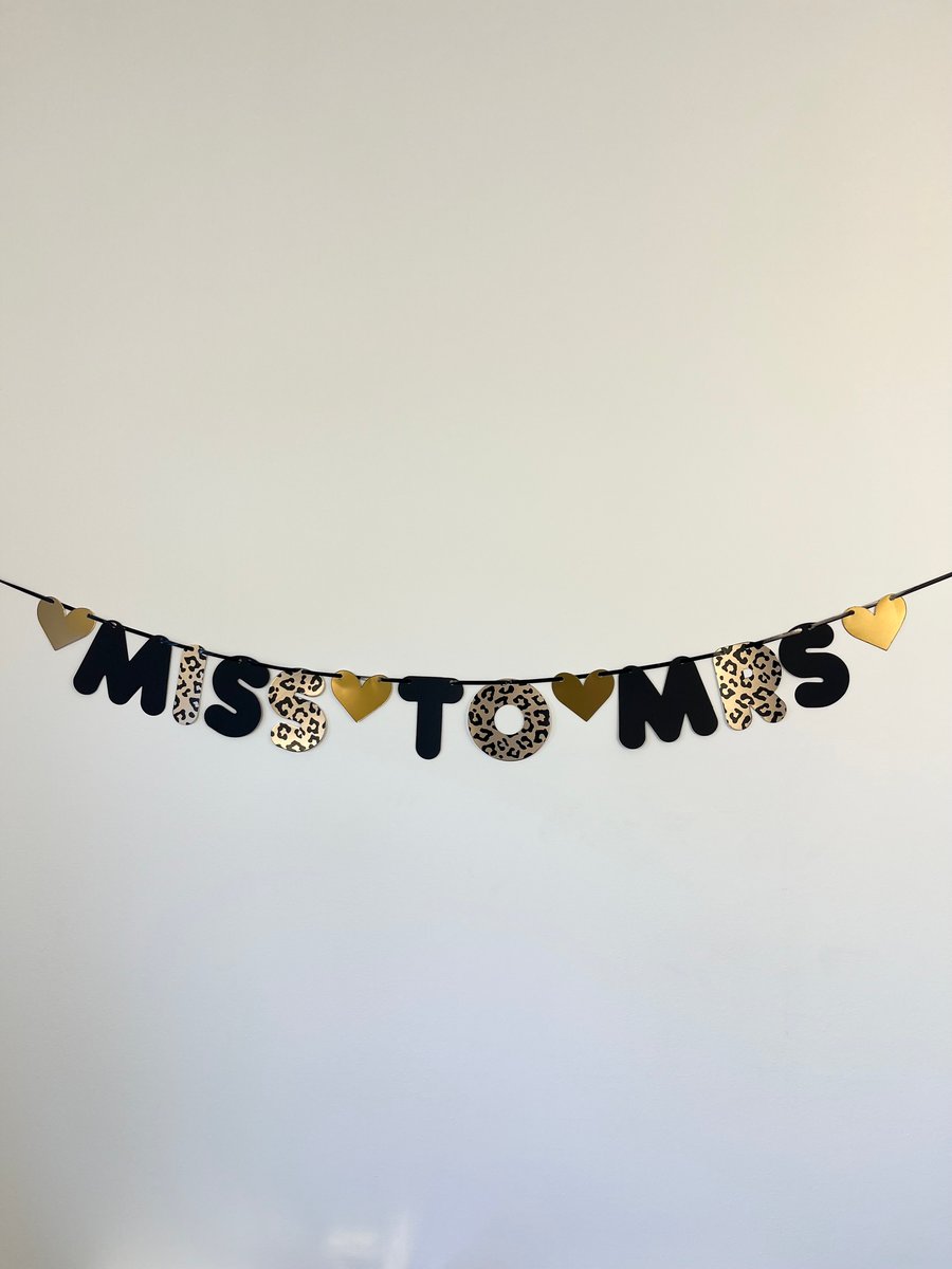 Miss To Mrs Hen Do Banner Party Bunting
