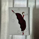 Dancer in Arabesque Pose Magnet