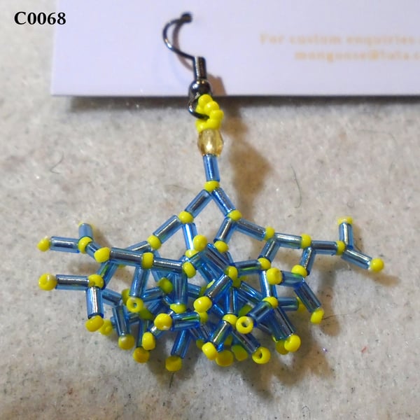 Fractal-style earrings (customisable)