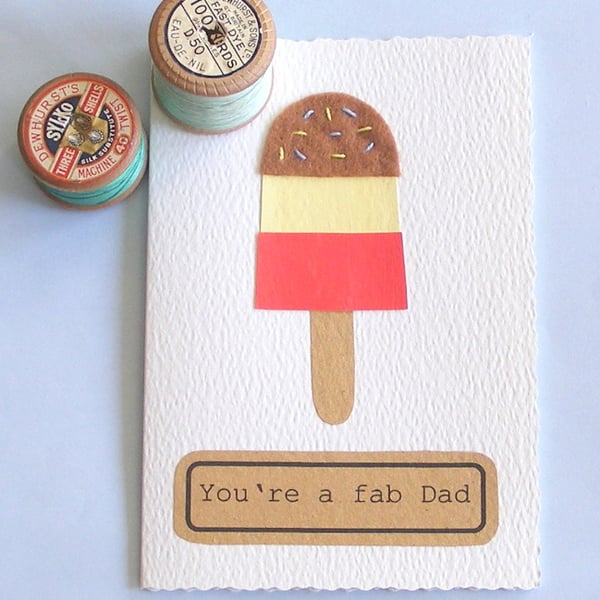 Handmade Fathers day card