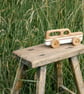 Wooden Toy Car - Station Wagon - White - Traditional Wooden Toys - Auto Toys - Image 6