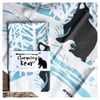 Stargazey Bear Organic Cotton Tea Towel