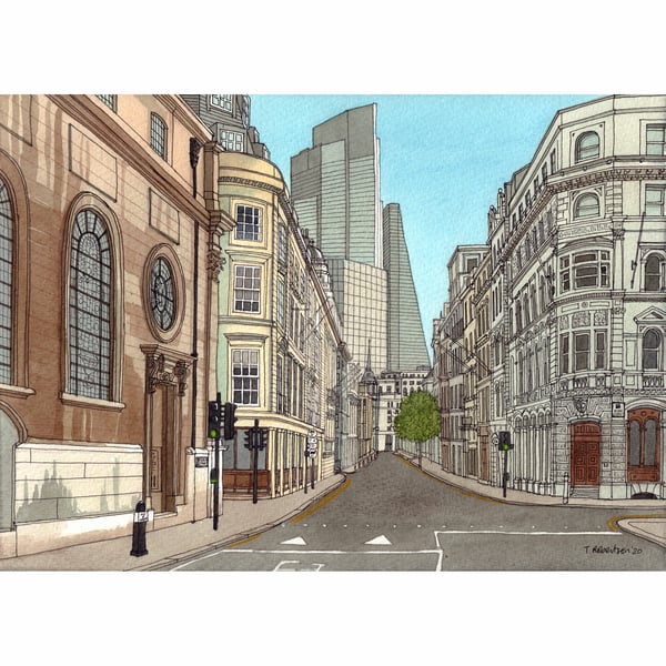 Empty London, A4 and A5 sizes