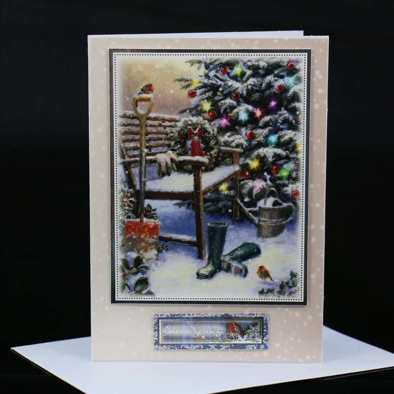 Winter Garden Christmas Card