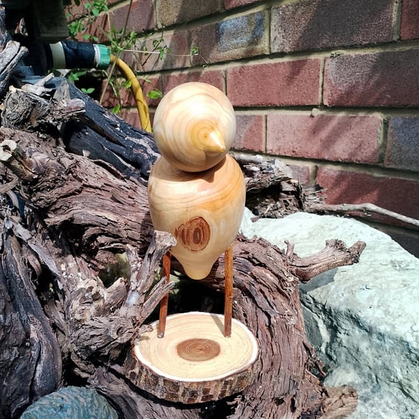 Rustic Wooden Bird – Inspired by the robin.