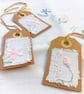 Hand Embroidered Gift Tags - Small - Set of Three -  - Image 2