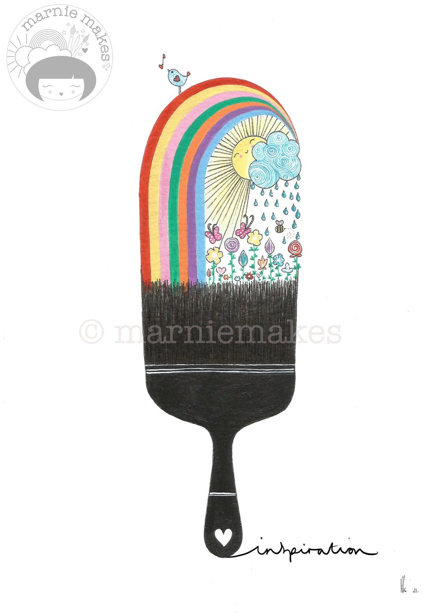 Inspiration - A4 Giclee Print