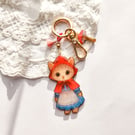 Cat Bag Charm and Detachable Keyring