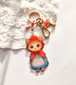 Cat Bag Charm and Detachable Keyring