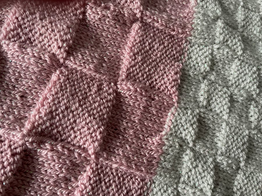 Hand Knitted Baby Blanket