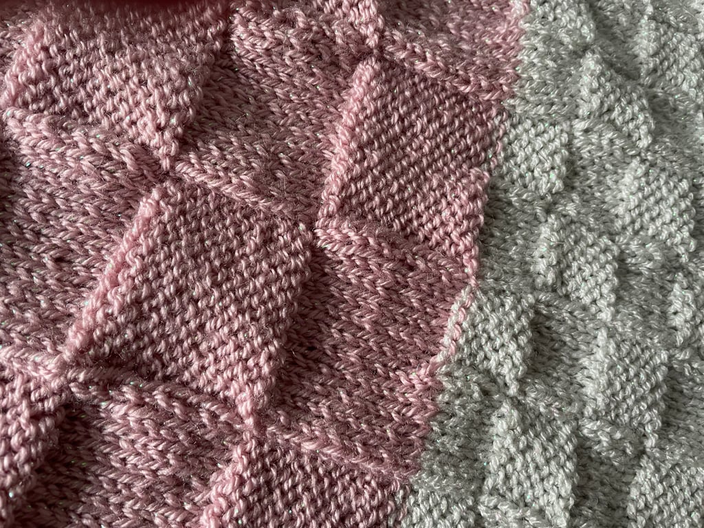 Hand Knitted Baby Blanket