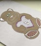 Birthday card age 5 - 5th Fifth birthday boy or girl teddy bear - Image 2