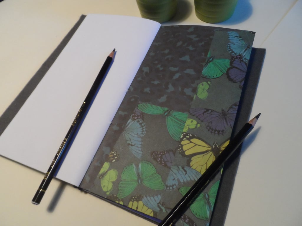 Handmade Midori style travellers notebook (no.7)