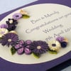 Quilling wedding card 