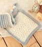 Two face cloths, 100% organic certified cotton, reusable - Image 5