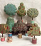 Taller green tree with pink leaves- (pink bobbin) - Image 6