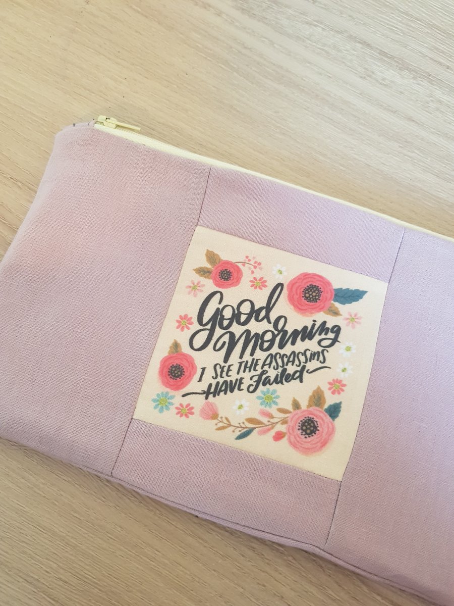 Good morning make up bag 