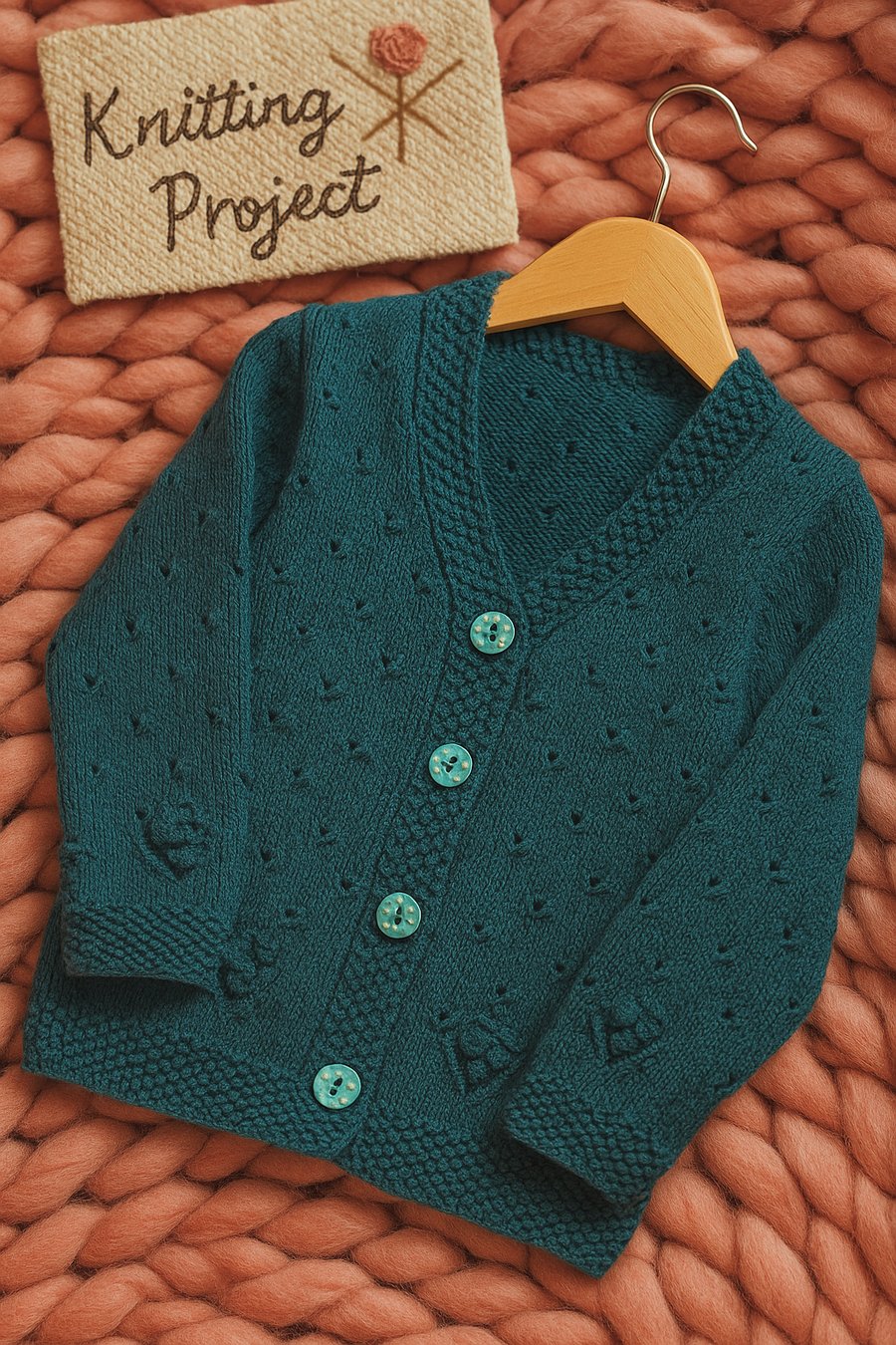 Girls bobble cardigan aged 2 to 4