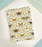 Single Ogee Butterfly Greetings Card - A6 Size