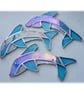 Dolphin Suncatcher Stained Glass Handmade 023 or 024 - Image 1