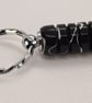 Handcrafted Acrylic Keyring Turned and polished with quality 'Chrome' fixings - Image 4