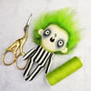 Beetlejuice Inspired Art Doll