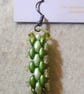 Brickwork-pattern bead earrings (customisable) - Image 1