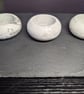 Set of 3 Eco-resin Tealight Holders