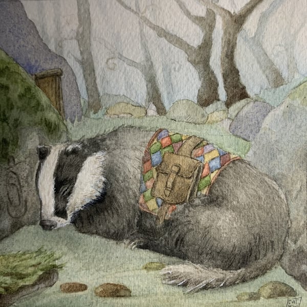 Tranquility - Woodland Messenger Card