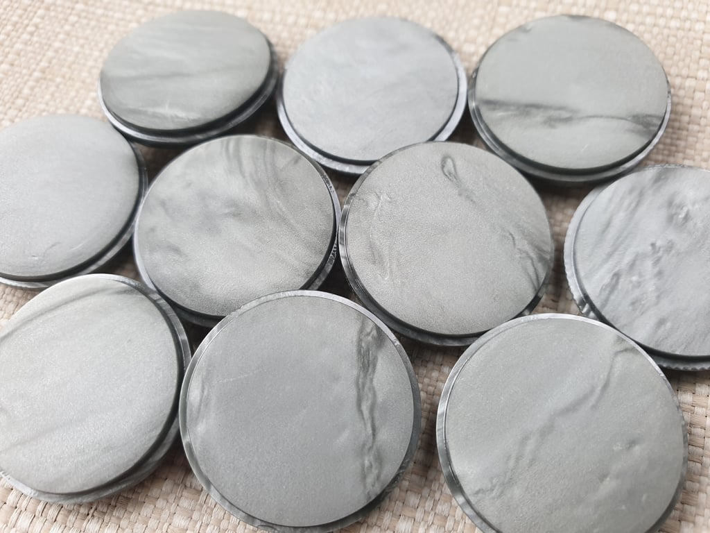 Very early polyester material 1950's 25mm (1") 40 ligne