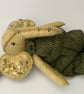 Elephant, hand sewn and dressed embroidered elephant, collectable artist bear - Image 8