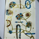 Original art watercolour 'Chains'. Size A4 includes mount.