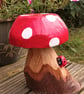 Red Toadstool with Ladybird - Image 4