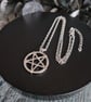 Inverted Pentagram Occult Necklace 18 inch Chain - Image 4