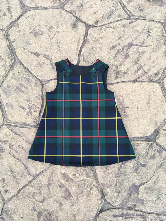 MacLeod Tartan Pinafore Dress