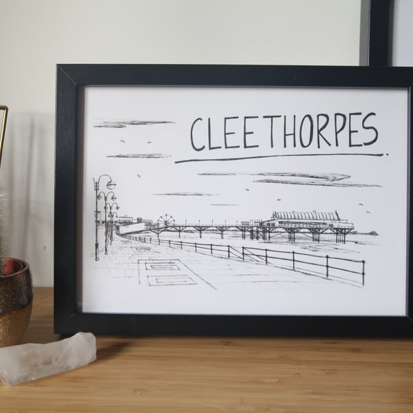 Cleethorpes Skyline Art Print