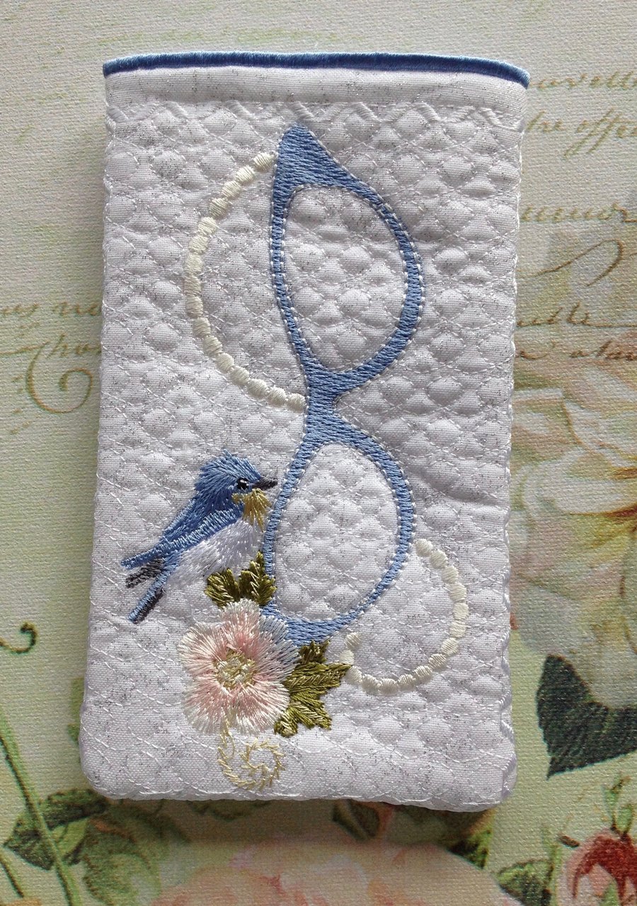 SALE - Bluebird Glasses Case PB8