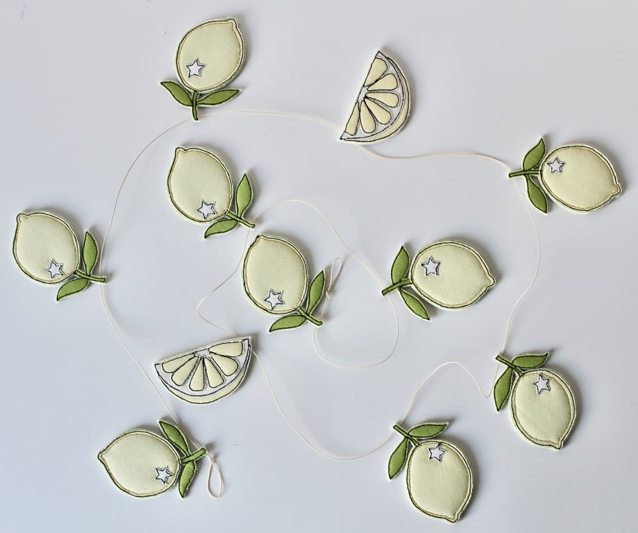 'Lemon Garland' - Hanging Decoration