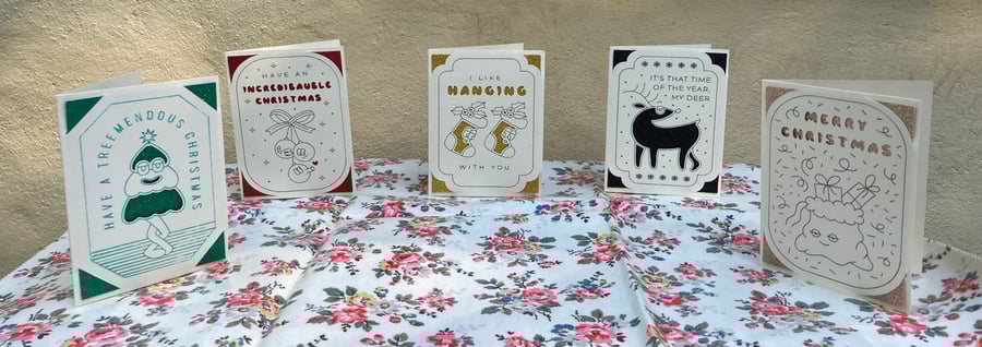 Fun Christmas card set