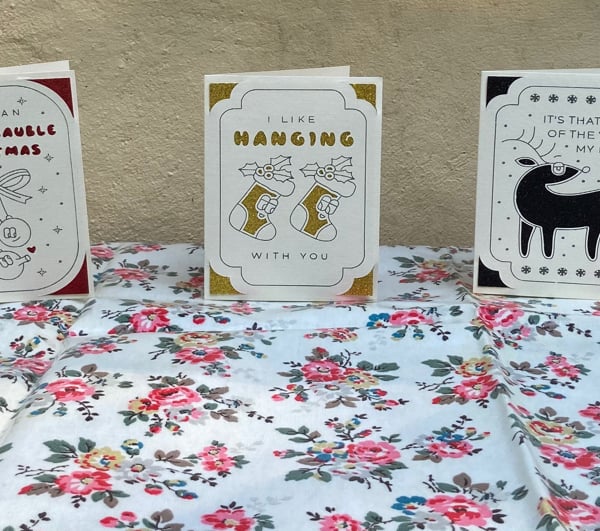 Fun Christmas card set