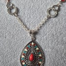 Handmade Fashion Necklace with Pendant