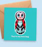 Lovebug Valentines Card - Cute Ladybird Card - Anniversary Card
