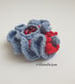Hand crochet brooch Coral reef jewelry Textile jewelry Crochet art  Unique gift - Image 2