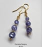 Designer AA 6.15ct Tanzanite Gold Vermeil Earrings  - Image 3
