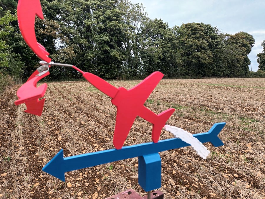 Hand Crafted "The Arrows" Whirlygig - Weathervane