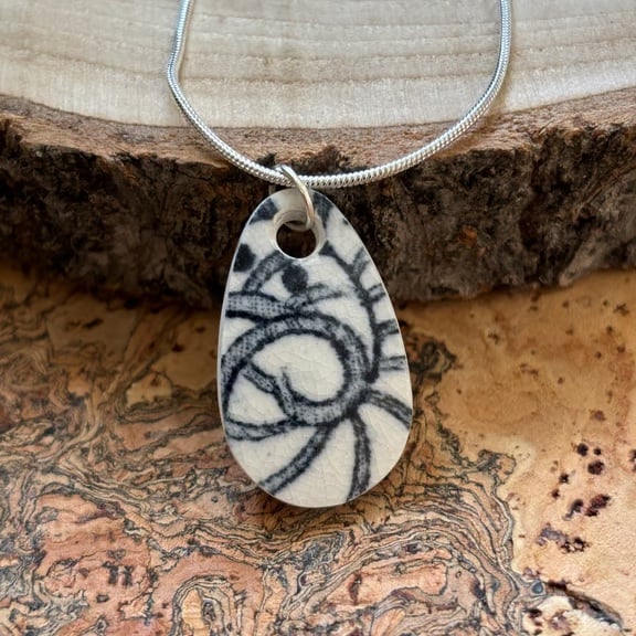 Handcrafted Pendant Necklace, Unique, One of a Kind, Eco Friendly Gifts.