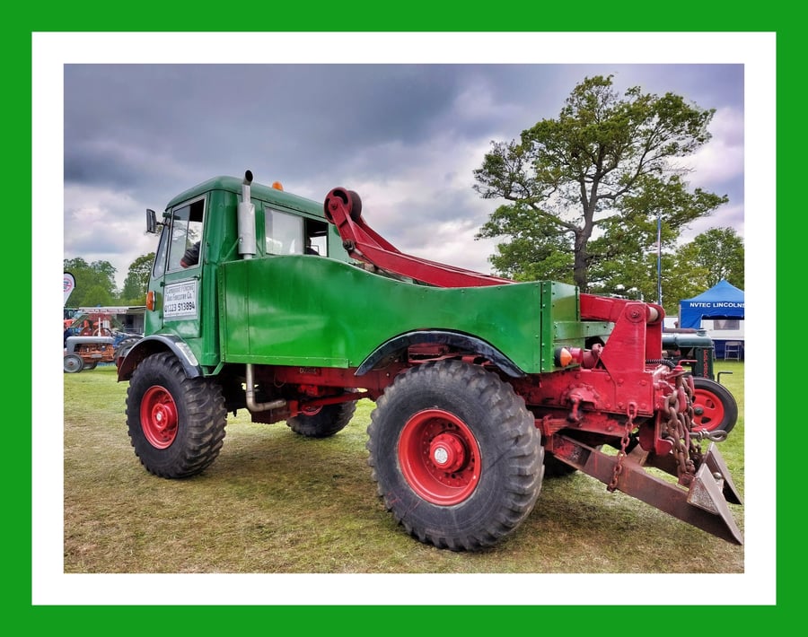  Vintage Truck Greeting Card A5