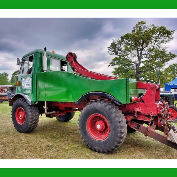  Vintage Truck Greeting Card A5